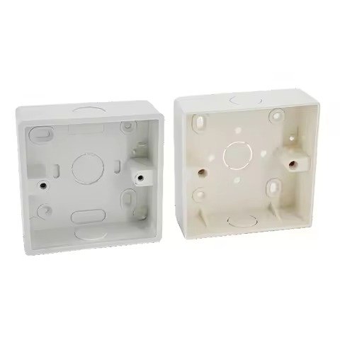 Standard Square Switch Socket Back Box (Single/Double) compliant with CE standards