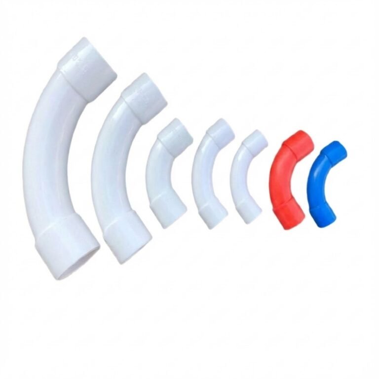 PVC Conduit Multi-spec Large-radius PVC Conduit Elbow (HaoCheng Brand) compliant with RoHS standards