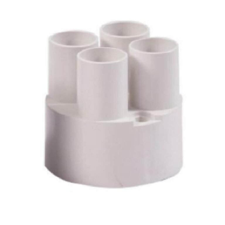 PVC Conduit 4-way Integrated PVC Conduit Junction Box (HaoCheng Brand) compliant with RoHS standards