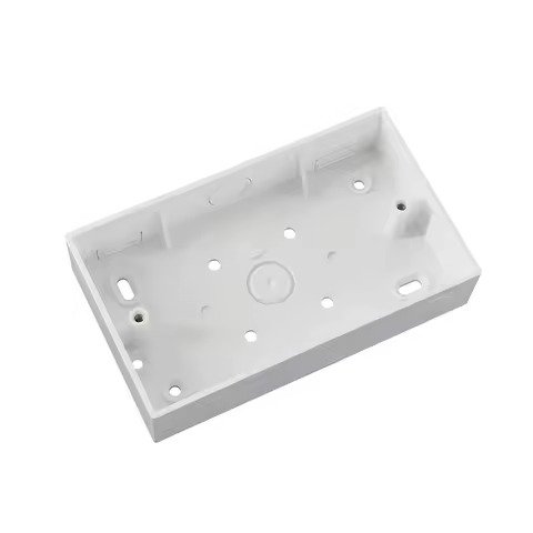 Long Universal PVC Junction Box/Back Box (White) compliant with RoHS standards