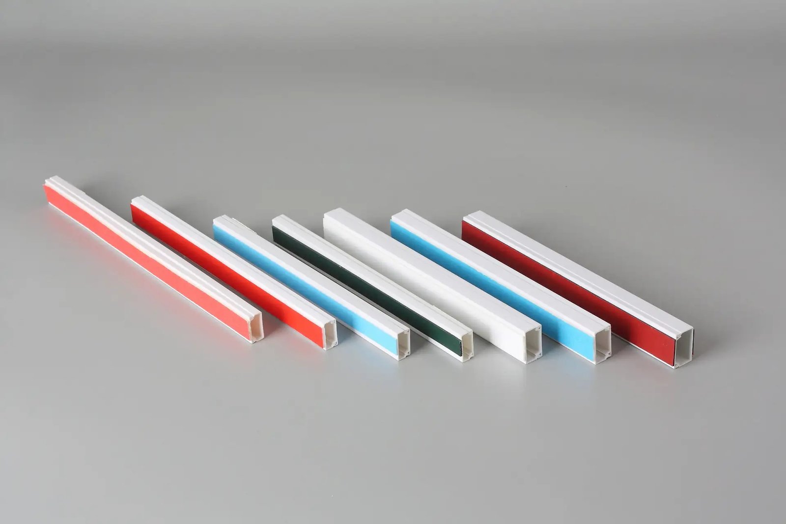 Multi-spec Self-adhesive Color-coded PVC Cable Trunking (Closed Type)