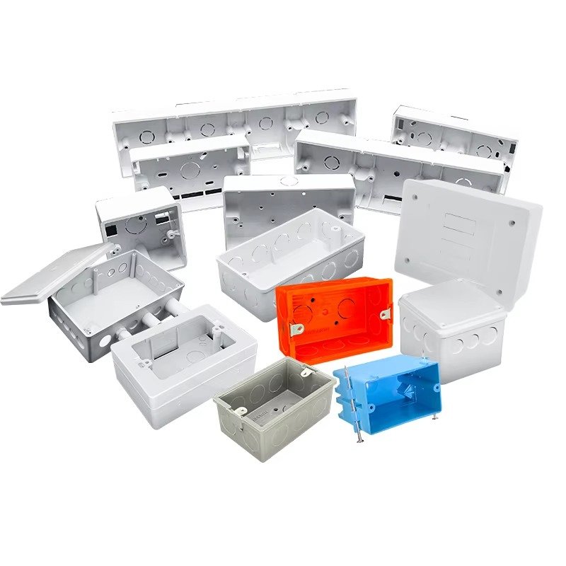 Multi-spec PVC Junction Box & Back Box Set (Full Scenario) compliant with RoHS standards